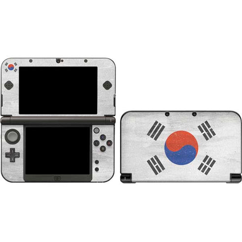 South Korean Flag Distressed 3DS XL 2015 Skin